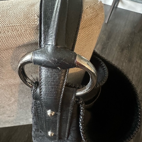 Gucci Vintage Large Canvas Horsebit Hobo Bag - Picture 12 of 12